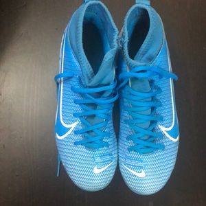 Kids Nike Mercurial Superfly 7 Blue Academy Soccer Cleats